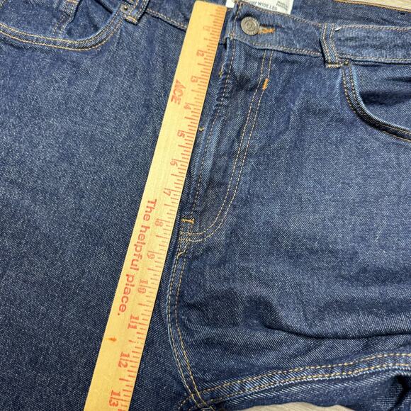 Fat Face UK Whitby Wide Leg Denim Jeans 16L 36x30 Dark Wash Stretch Fit Relaxed - Picture 9 of 9